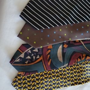 4 silk ties - various brands